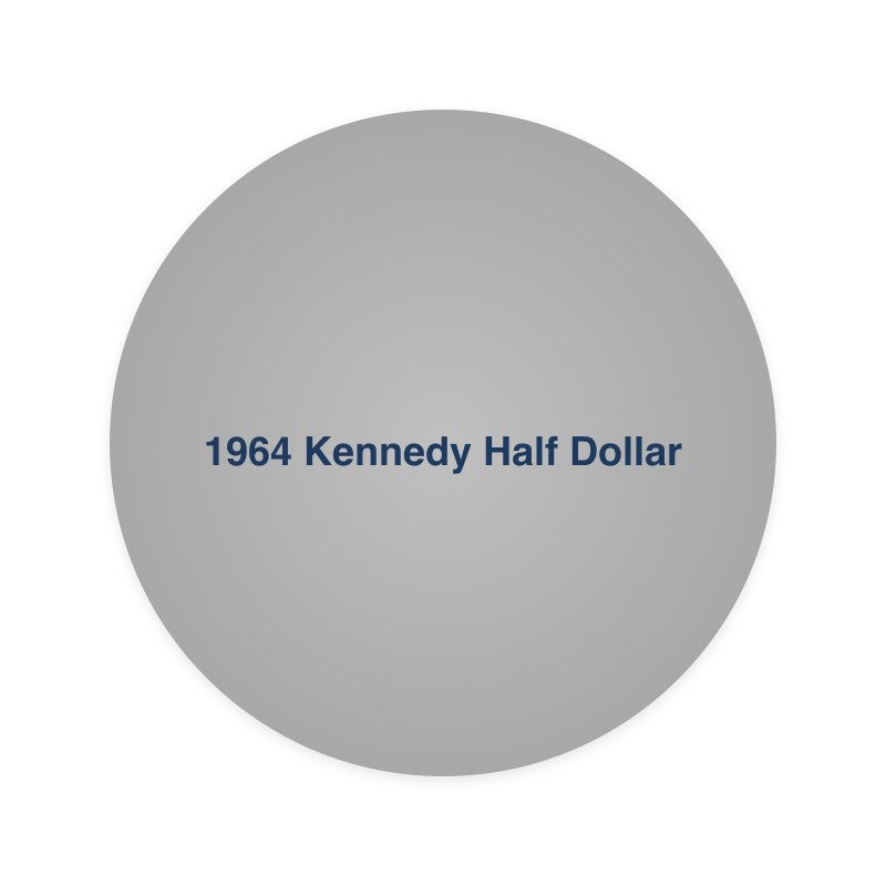 1964 Kennedy Half Dollar coin image