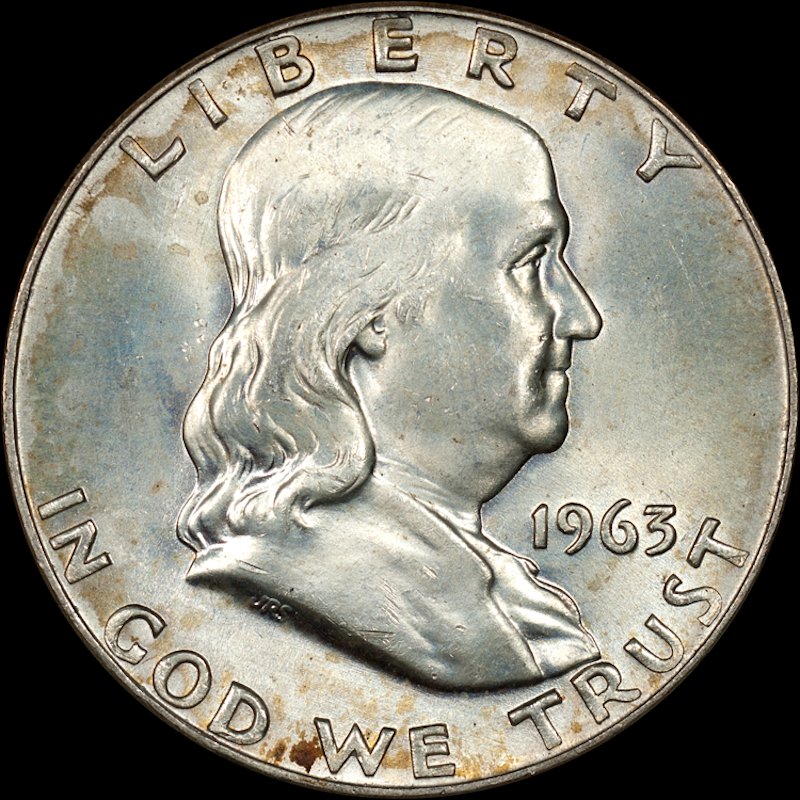 Franklin Half Dollar obverse and reverse