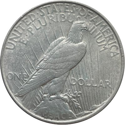 Peace Dollar obverse and reverse