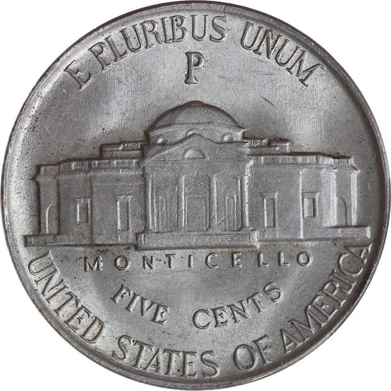 War Nickel obverse and reverse